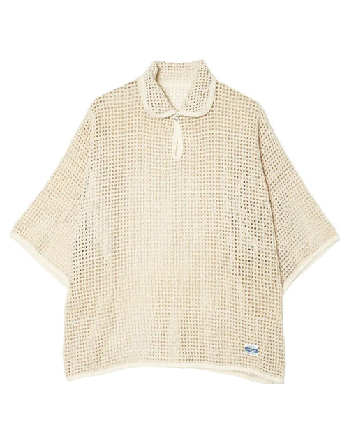 ARMY TWILL  COTTON MESH PO SHIRT AM-2613004 ECRU