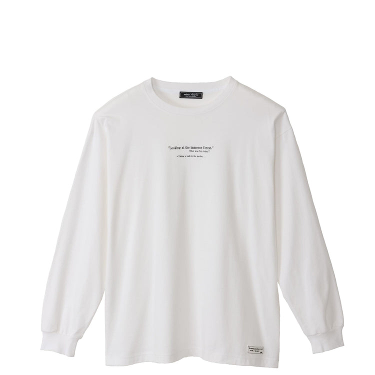 meme rirerire/ ヘビーウエイト オーガニックコットン ロゴTシャツ