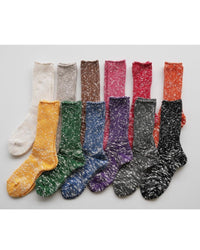 ラッキーソックス / ミックスリブソックス ブルー