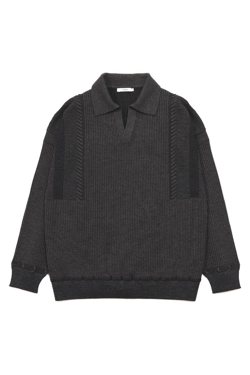 YASHIKI Kanto Zip Polo (Winter) YSK-26SS-KN06 BLACK – CASDAY
