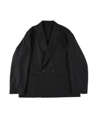 KANEMASA PHIL 36G Wool Stripe Double Jacket