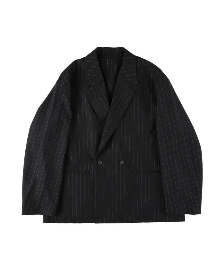 KANEMASA PHIL 36G Wool Stripe Double Jacket