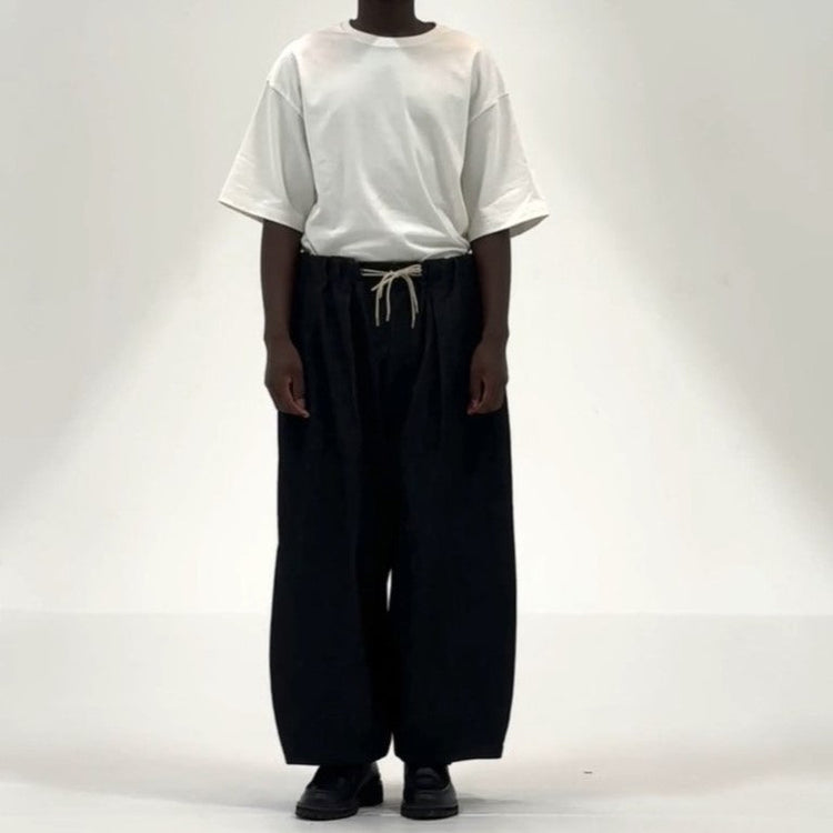 Sillage  circular pants black denim one wash