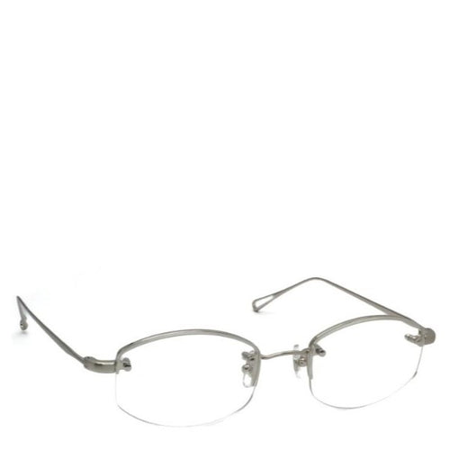 NEW.  MORRIS C-1b BLASTED SILVER-clear lens-