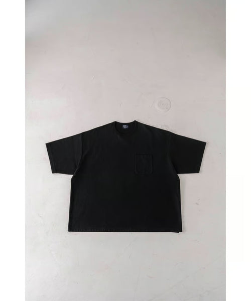 SOUBI  Super Epic Pocket Tee BLACK 反応染め