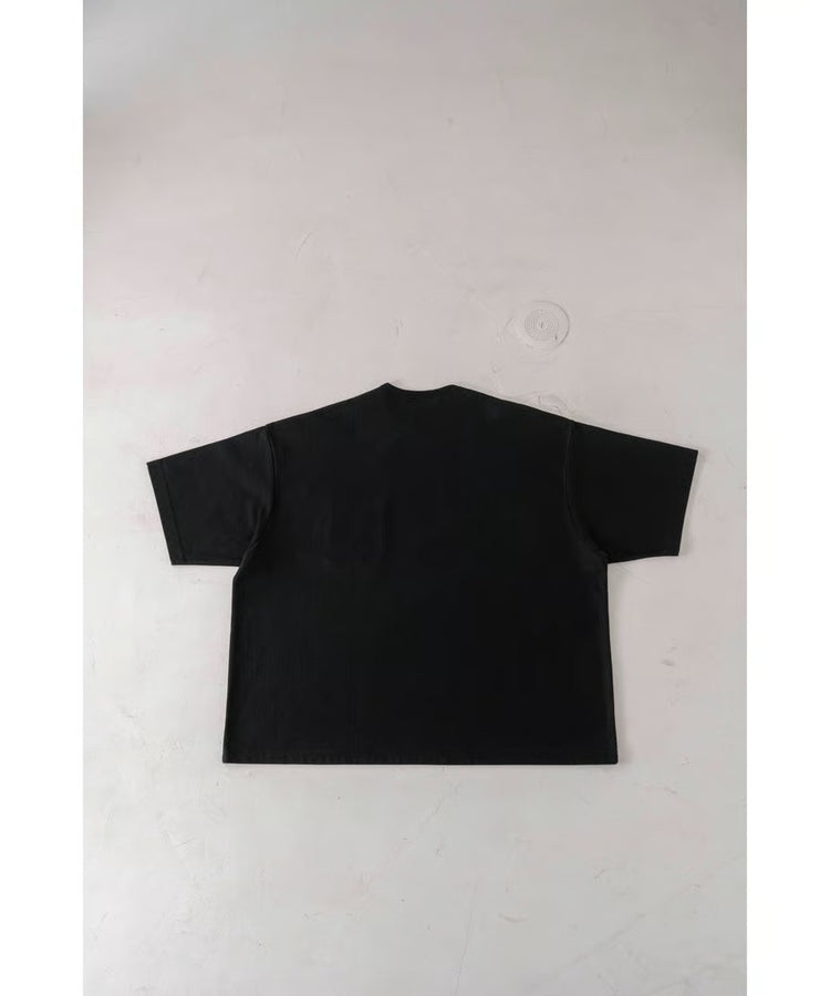 SOUBI  Super Epic Pocket Tee BLACK 反応染め