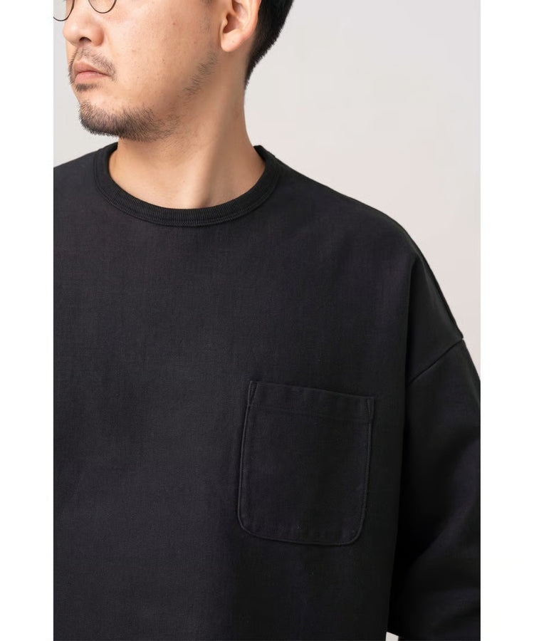 SOUBI  Super Epic Pocket Tee BLACK 反応染め