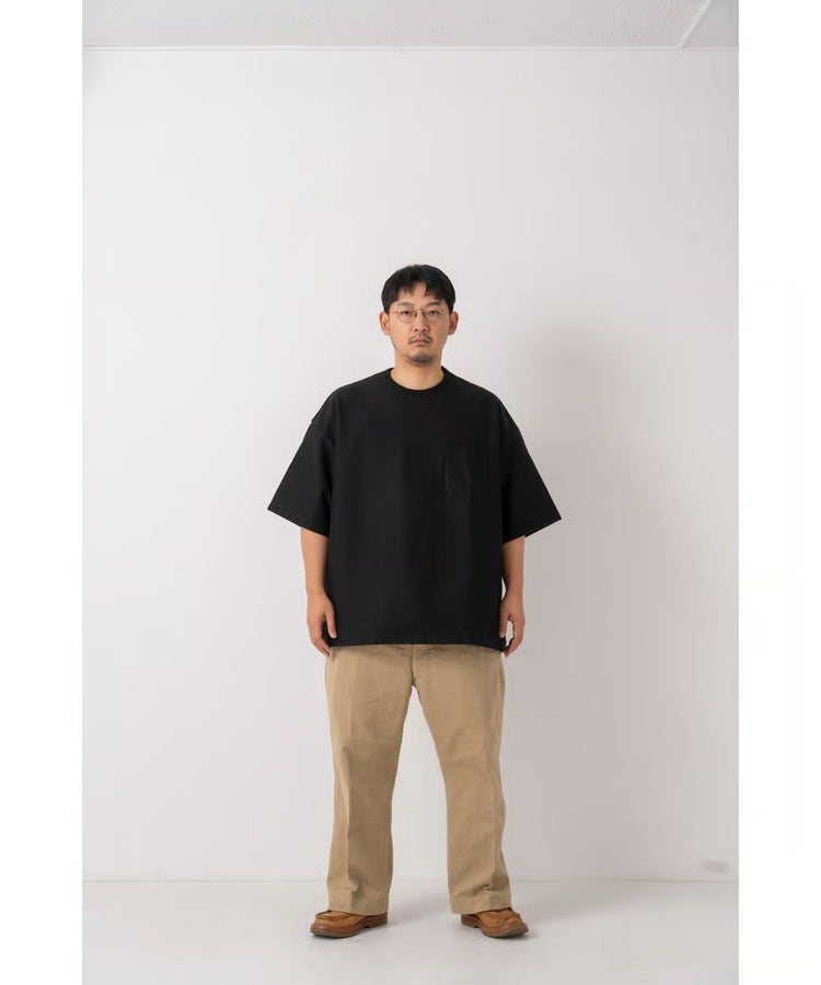SOUBI  Super Epic Pocket Tee BLACK 反応染め