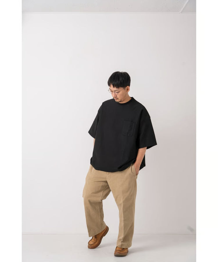SOUBI  Super Epic Pocket Tee BLACK 反応染め