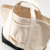 WORKERS  Tool Bag, Medium-Short Handle, Ecru x Black