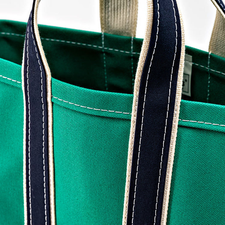 WORKERS Deluxe Tote Bag/ Green Body x Navy Handle