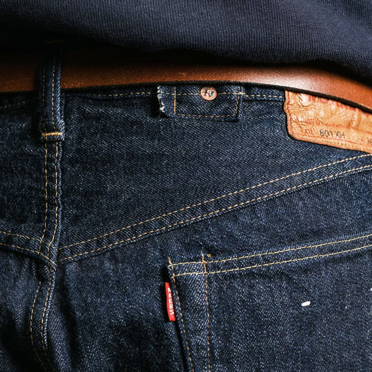 WORKERS  37 801XH, Buckle Back, Blue Selvedge