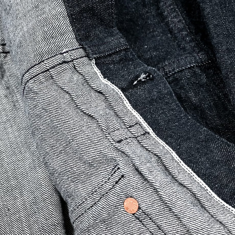 WORKERS  Lot 806XH, Full-Back, 13.7 oz, Black Raw Denim