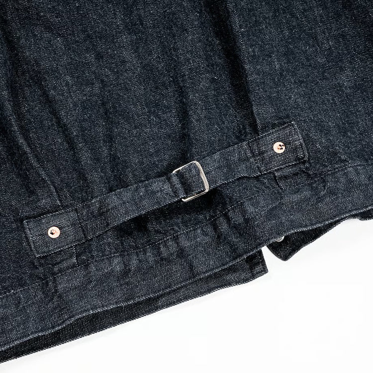 WORKERS  Lot 806XH, Full-Back, 13.7 oz, Black Raw Denim