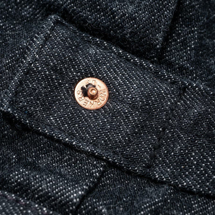 WORKERS  Lot 806XH, Full-Back, 13.7 oz, Black Raw Denim