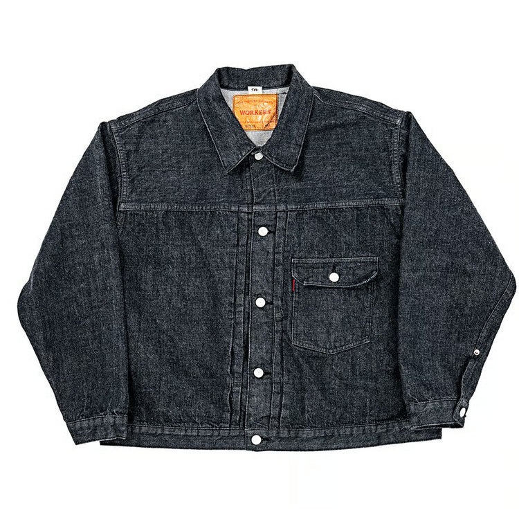 WORKERS  Lot 806XH, Full-Back, 13.7 oz, Black Raw Denim