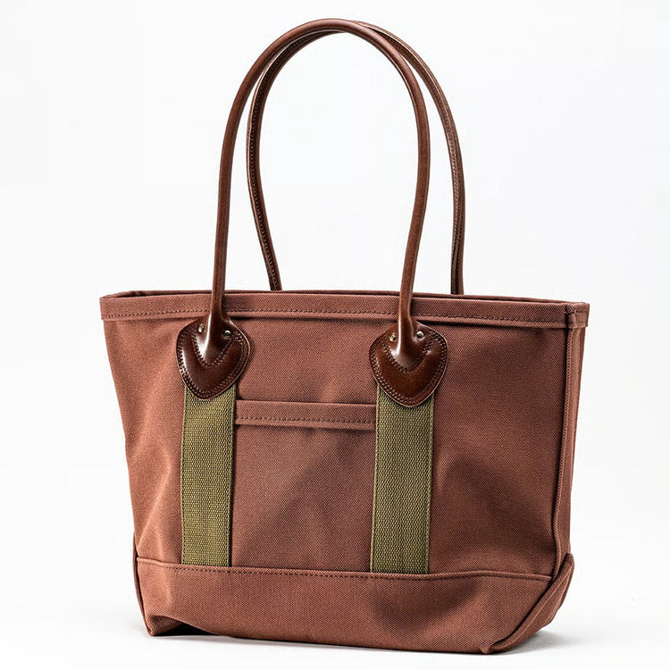 WORKERS  Leather Handle Tote_Brown_Medium/Long Handle