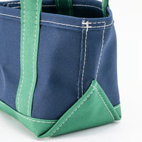 WORKERS  Deluxe Tote, Mini, Dark Navy x Green