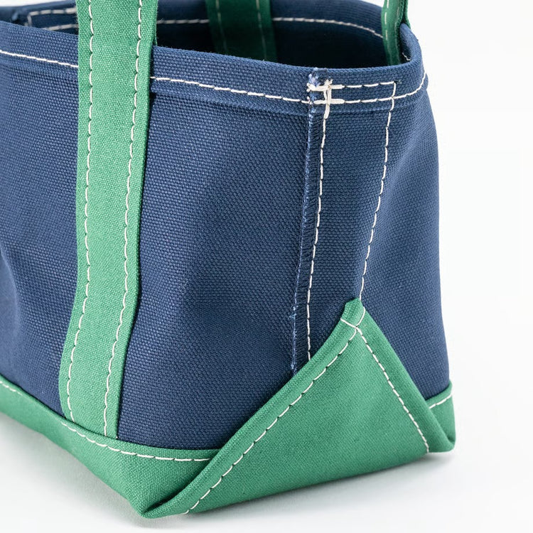 WORKERS  Deluxe Tote, Mini, Dark Navy x Green