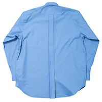WORKERS  BOX SHIRT, Blue poplin