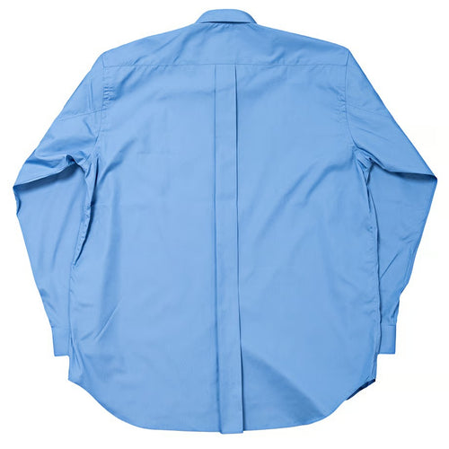 WORKERS  BOX SHIRT, Blue poplin