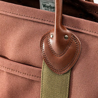 WORKERS Leather Handle Tote_Brown_Medium/Short Handle