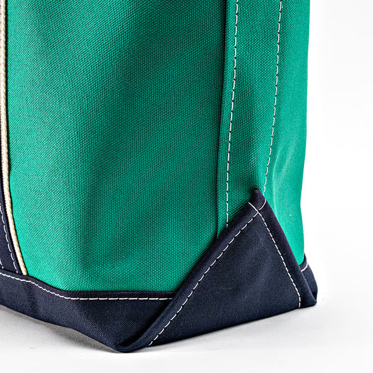 WORKERS Deluxe Tote Bag/ Green Body x Navy Handle