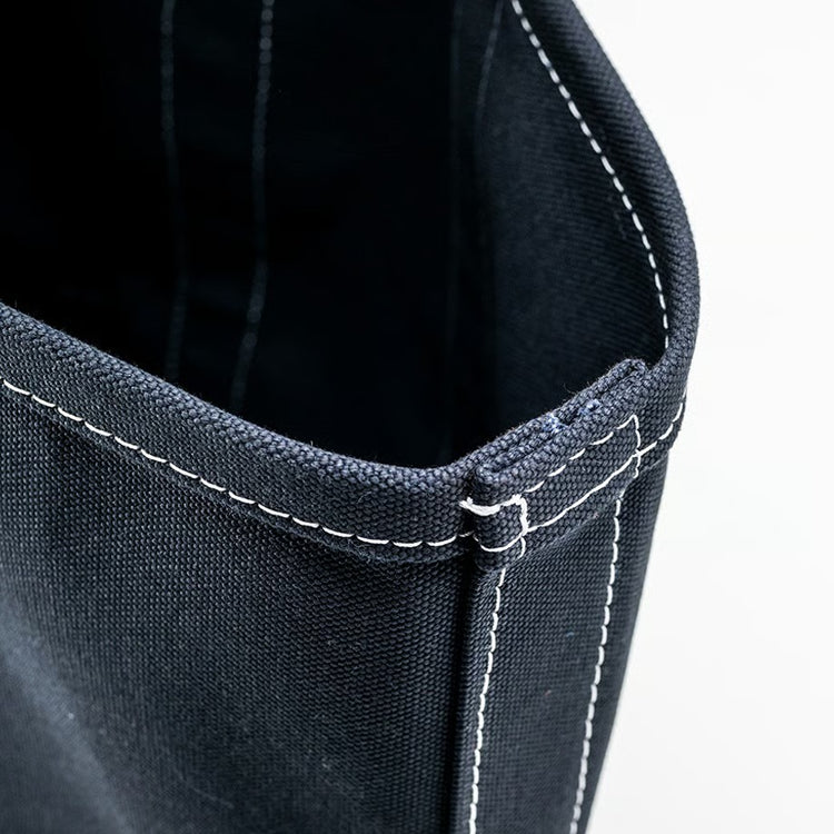 WORKERS  Deluxe Tote Bag/ Dark Navy Body x Green Handle