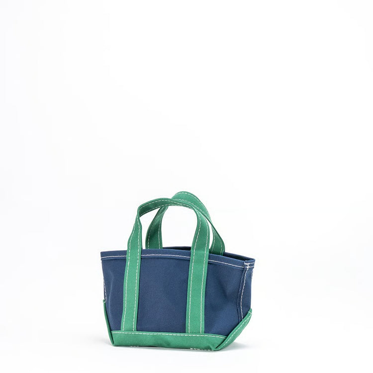 WORKERS  Deluxe Tote, Mini, Dark Navy x Green