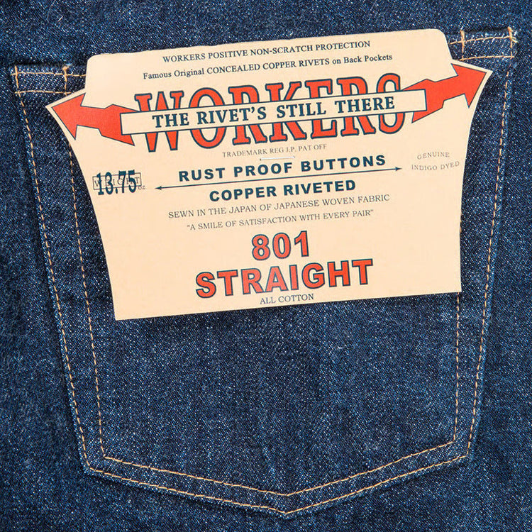 WORKERS Lot 801 Straight Jeans