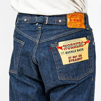 WORKERS 37 801XH, Buckle Back, Blue Selvedge