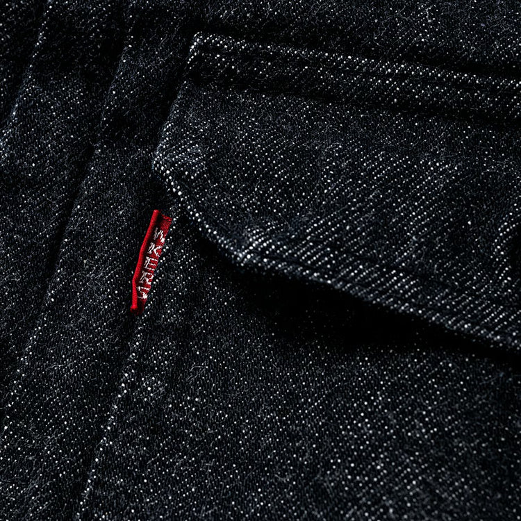WORKERS  Lot 806XH, Full-Back, 13.7 oz, Black Raw Denim