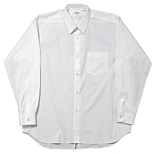 WORKERS  BOX SHIRT, White poplin
