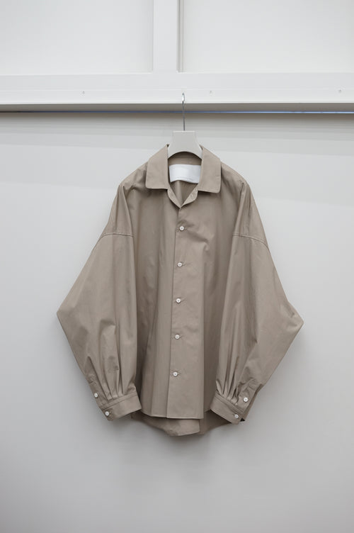 nonnotte Draping Shirt 001 N-26A-010 taupe