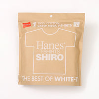 Hanes / T-SHIRTS SHIRO (HM1-X201) Crew Neck T-Shirt 24SS