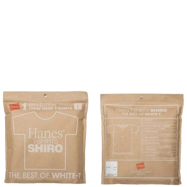 Hanes / T-SHIRTS SHIRO (HM1-X201) Crew Neck T-Shirt 24SS