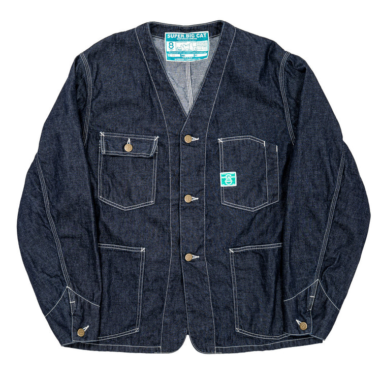 WORKERS   Engineer Jacket, 8 oz Pure Indigo Denim
