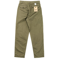 WORKERS  Officer Trousers, 2 Tuck, 8 oz Hunter Green Chino