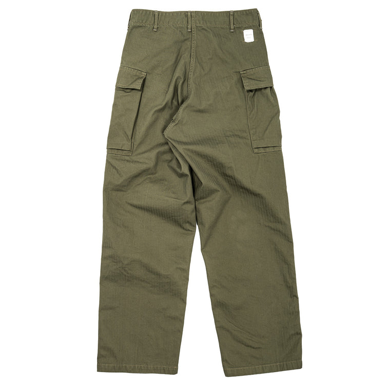 WORKERS  M43 Trousers Mod, OD Herringbone