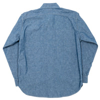 WORKERS  Yama-Poke Work Shirt, Indigo Chambray