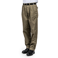WORKERS  Officer Trousers, 2 Tuck, 8 oz Hunter Green Chino