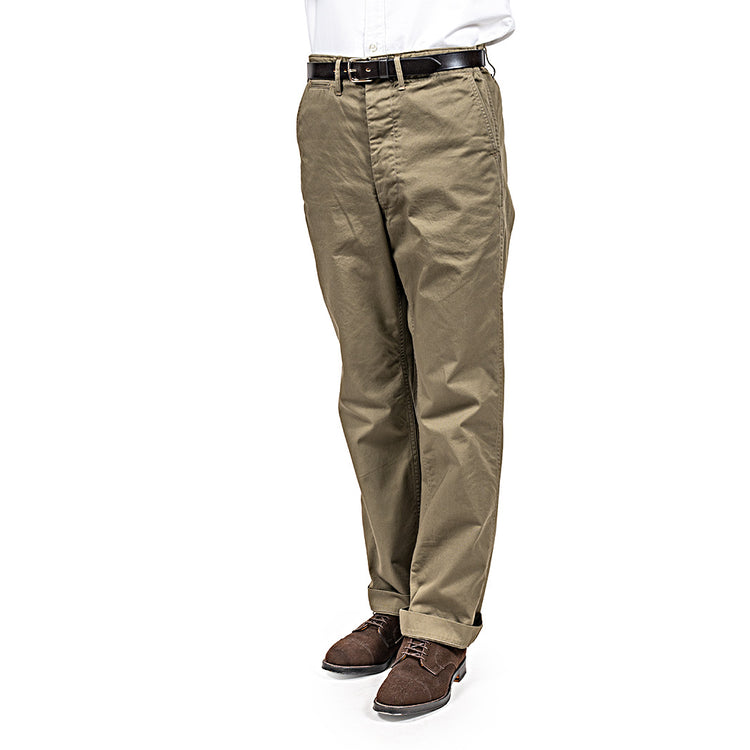 WORKERS  Officer Trousers, Regular Fit  8oz Hunter Green Chino
