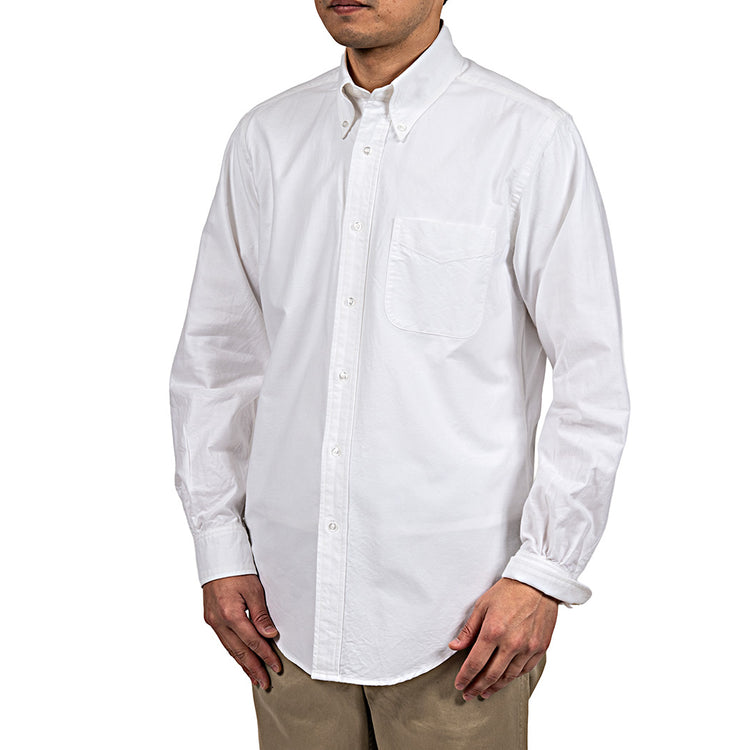 WORKERS  7 Button BD, San Joaquin Cotton OX, White