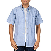 WORKERS  Modified Short Sleeve BD, OX, Blue