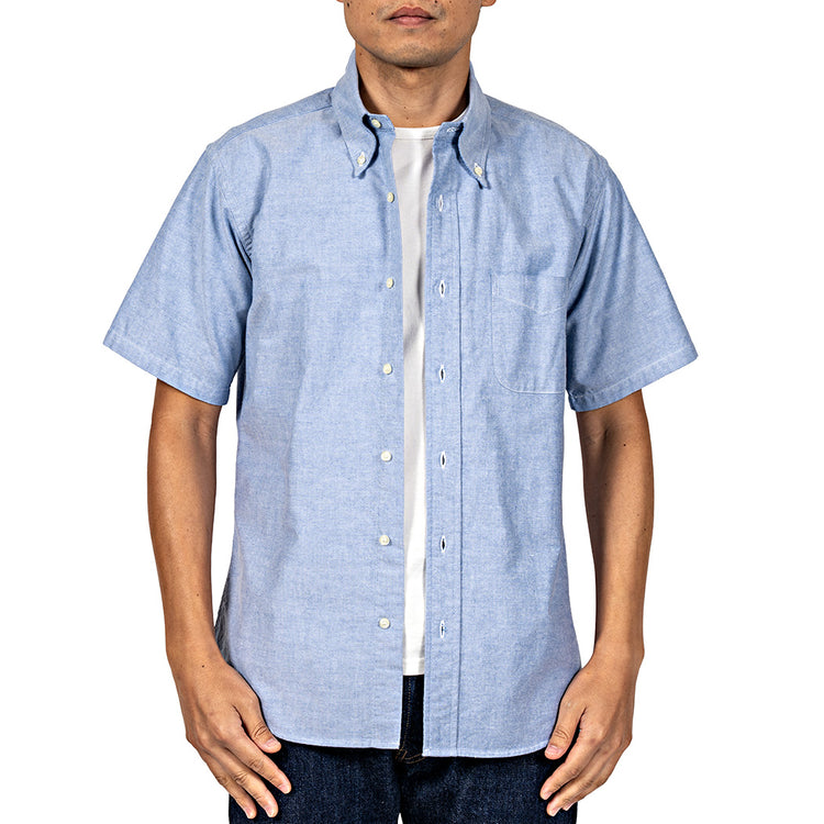 WORKERS  Modified Short Sleeve BD, OX, Blue