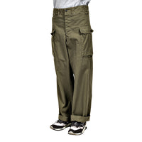 WORKERS  M43 Trousers Mod, OD Herringbone