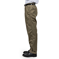 WORKERS  Officer Trousers, 2 Tuck, 8 oz Hunter Green Chino