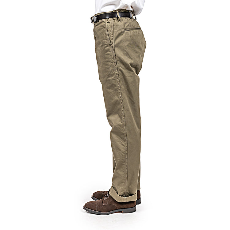 WORKERS  Officer Trousers, Regular Fit  8oz Hunter Green Chino