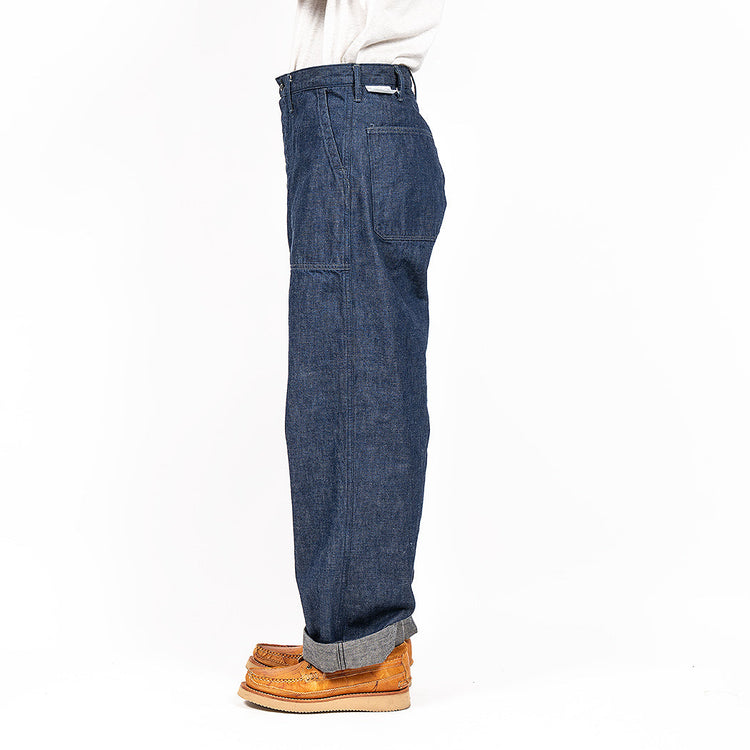 WORKERS  USN Baker Vintage Fit Brown Back Denim