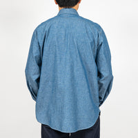 WORKERS  Yama-Poke Work Shirt, Indigo Chambray